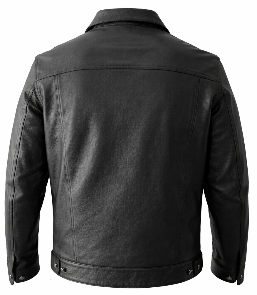 COW LEATHER TRUCKER JACKET TYPE-3