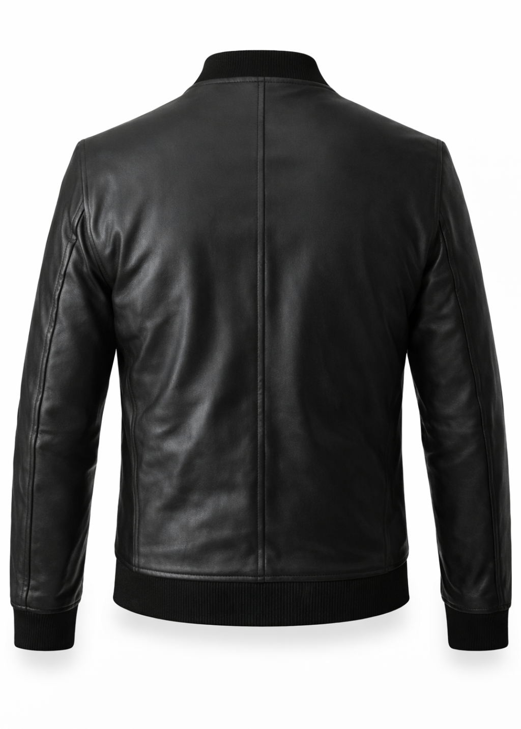 LEATHER BOMBER JACKET