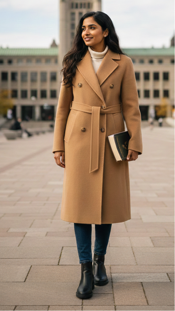 CAMEL HAIR COAT