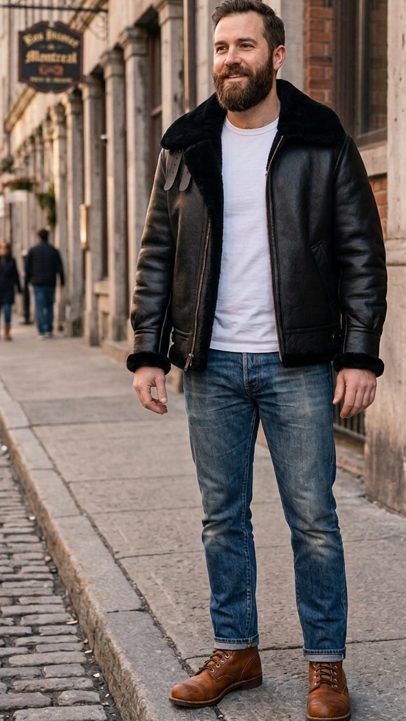 B3 SHEARLING JACKET